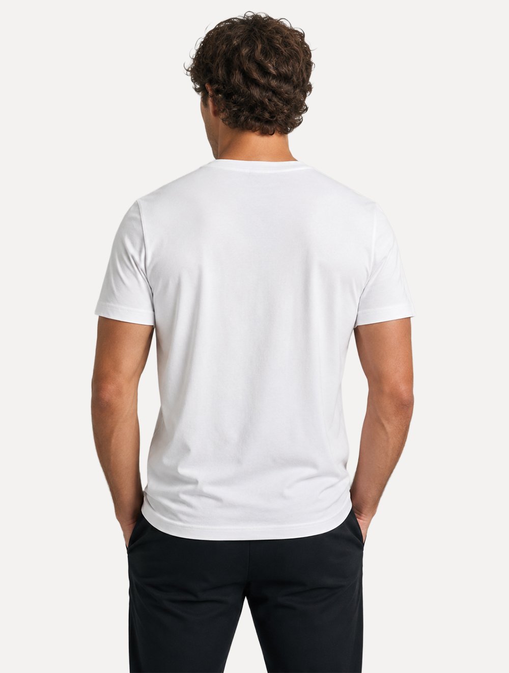 Camiseta Calvin Klein Jeans Masculina Institutional Small Logo Branca