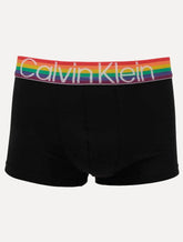 Cueca Calvin Klein Low Rise Trunk Cotton CK Cós Pride Preta