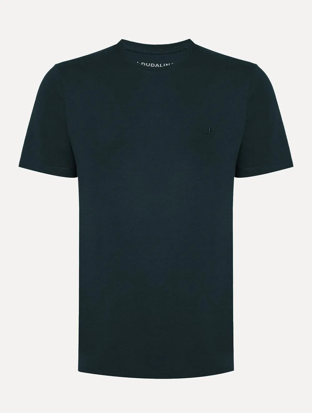 Kit Camisetas Dudalina Malha Vinho Listrado e Azul Marinho