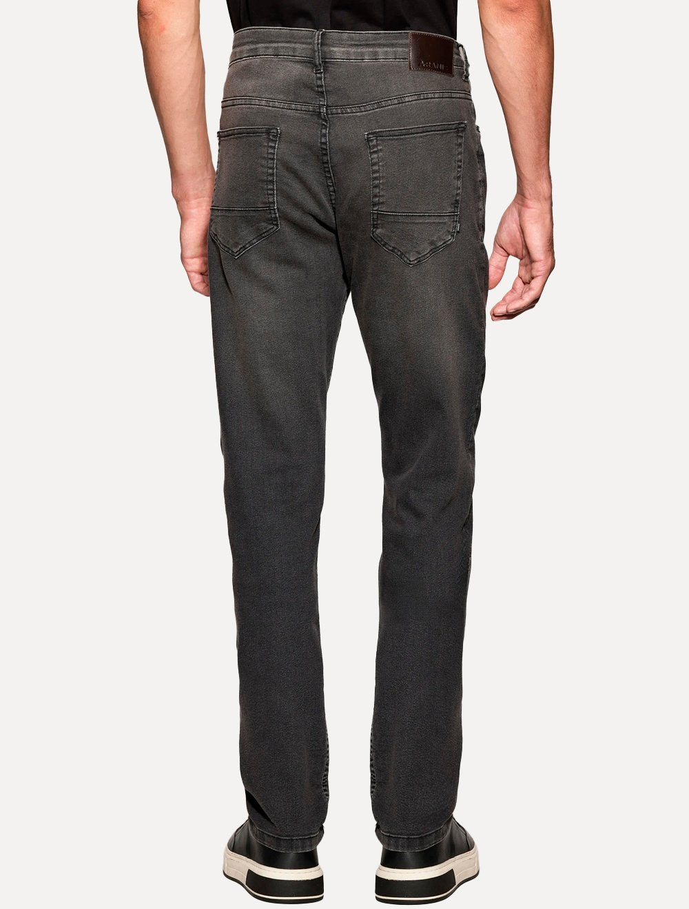 Calça Aramis Jeans Masculina Slim Stoned Preta