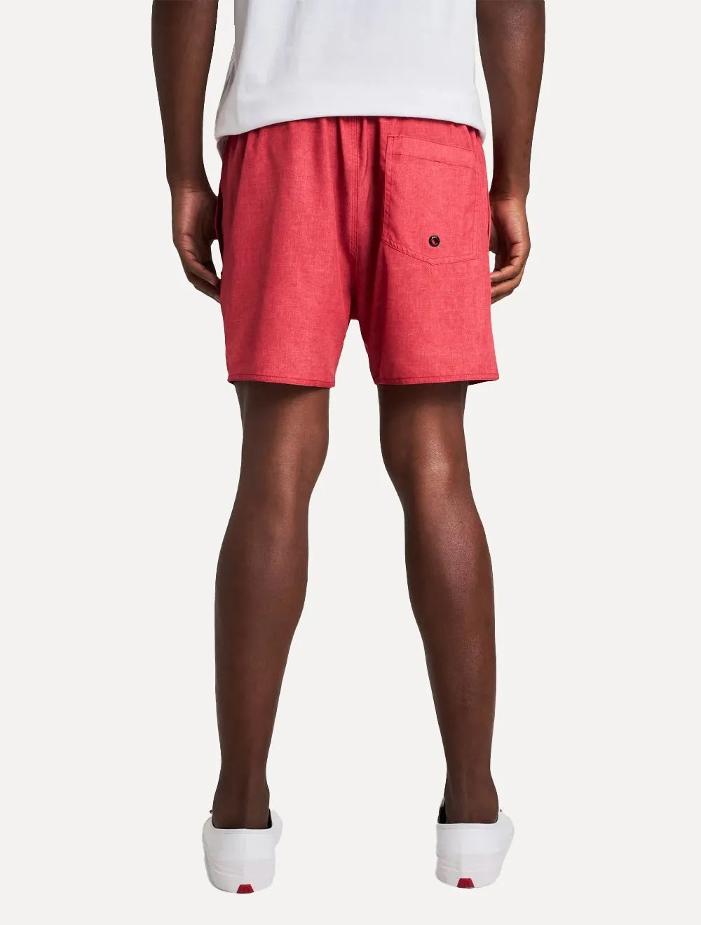 Short Reserva Masculino D'Água Beachwear Texture Vermelho Cereja