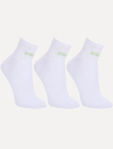 Meia Mash Esportiva Cano Curto Branca Kit 3 Pares