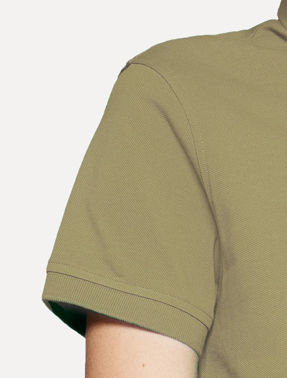 Polo Tommy Hilfiger Masculina Slim Piquet 1985 Verde Musgo