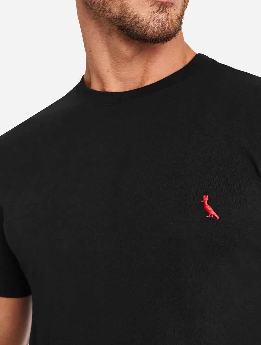 Camiseta Reserva Masculina Basic Red Woodpecker Preta