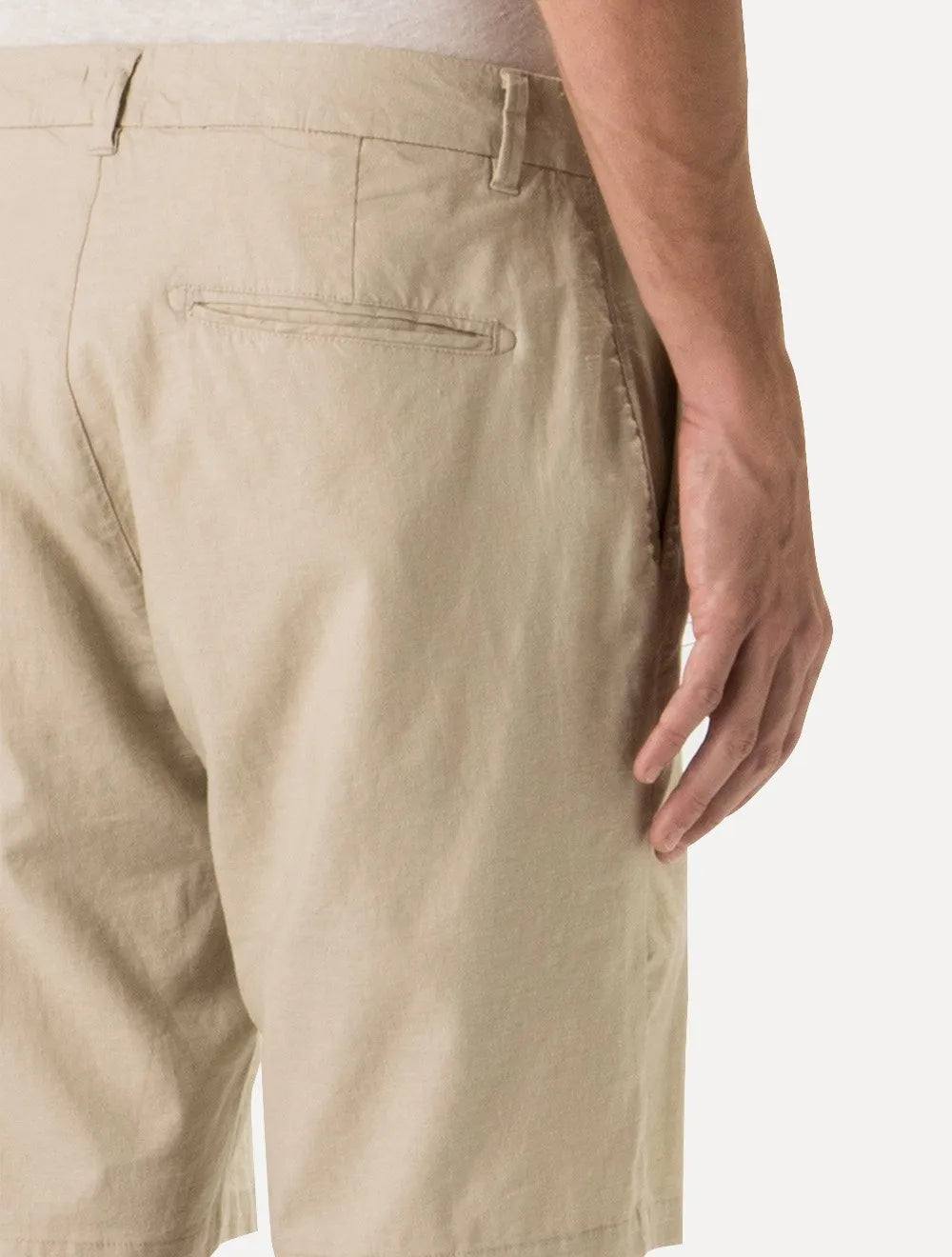 Bermuda Osklen Masculina Alfaiataria Basic Linen Areia