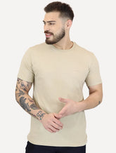 Camiseta Aramis Masculina Eco Lisa Cáqui