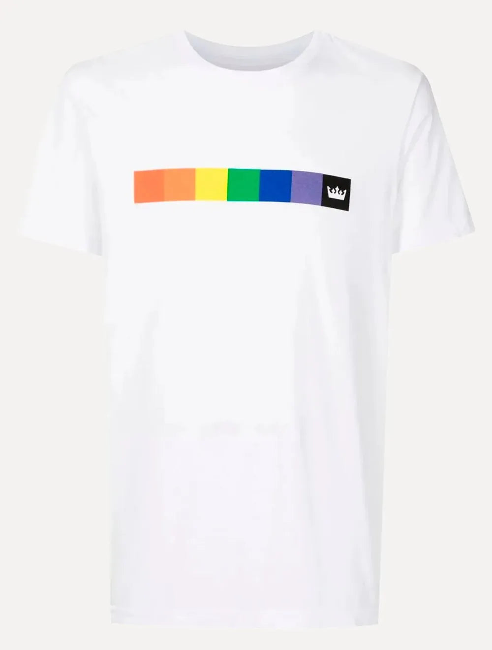 Camiseta Osklen Masculina Regular Stone Colored Squares Branca