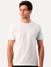 Camiseta Calvin Klein Jeans Masculina Malhão CK Logo Branca
