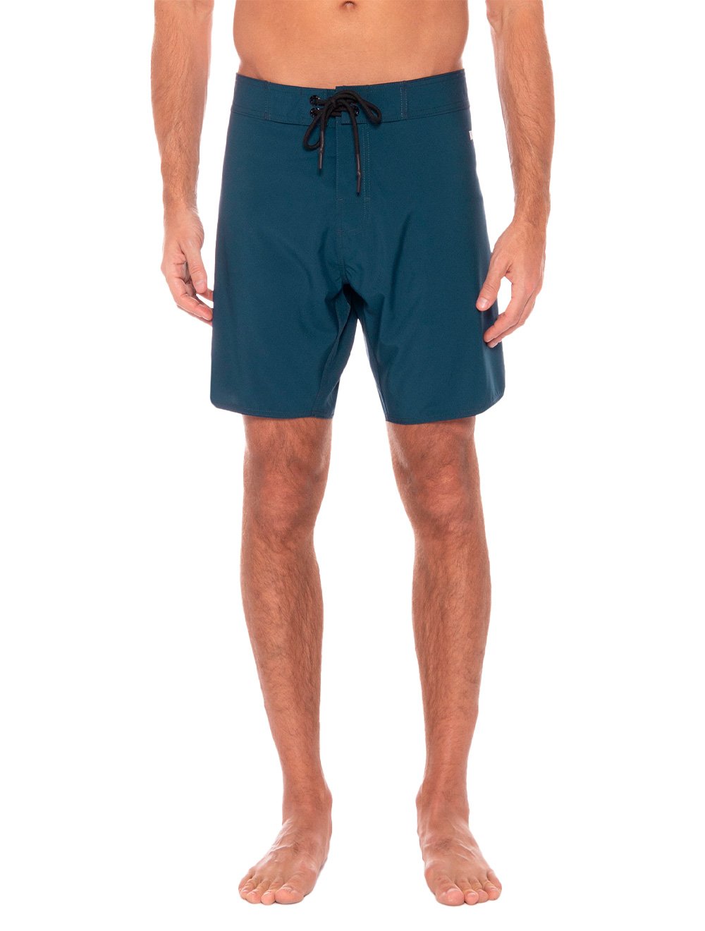Bermuda Reserva Masculina D'Água Beachwear Lisa Azul Marinho