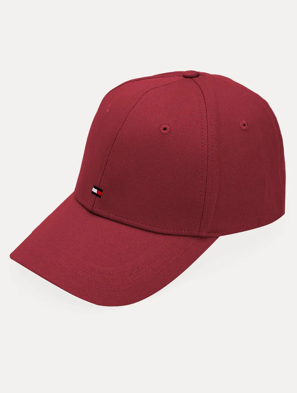 Boné Tommy Hilfiger Masculino Classic Cap Flag Tape Vermelho Escuro