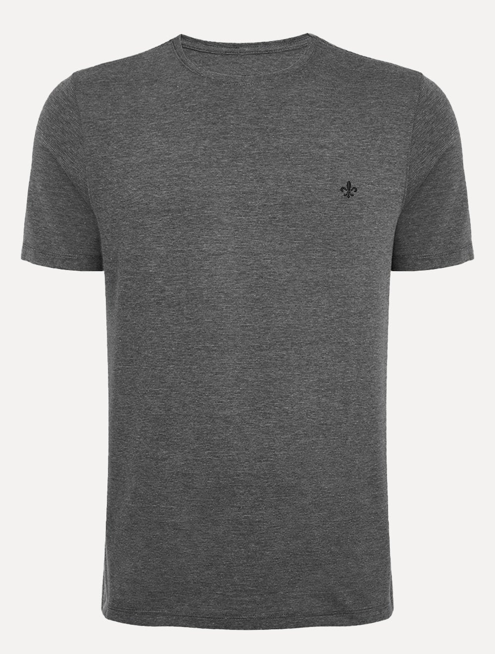 Kit Camisetas Dudalina Masculina Malha Preto Listrado e Branco
