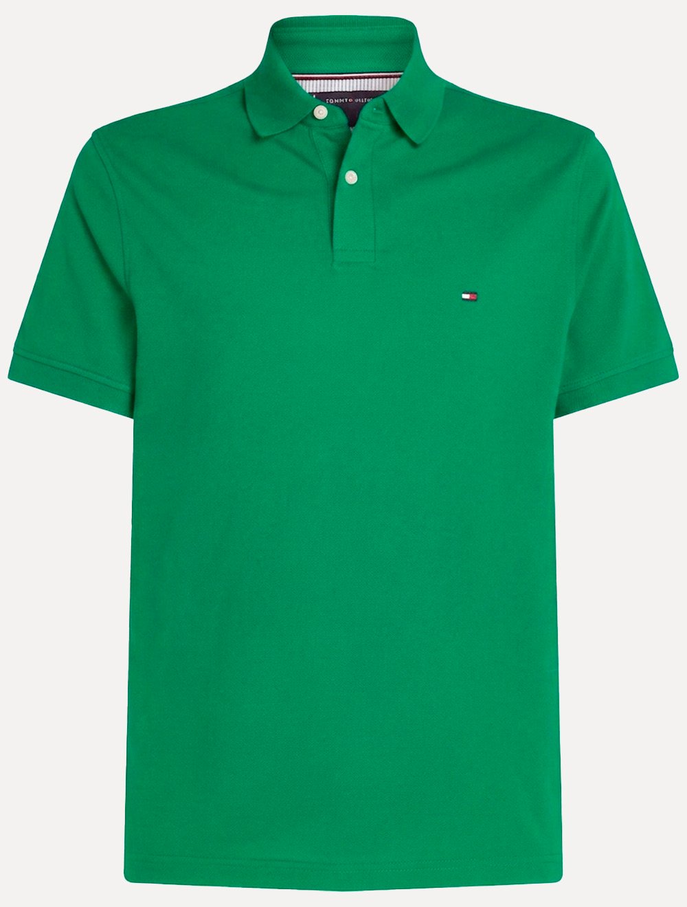 Polo Tommy Hilfiger Masculina Regular Piquet 1985 Verde