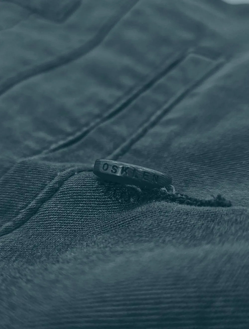 Bermuda Osklen Masculina Alfaiataria Cotton Blithe Azul Índigo