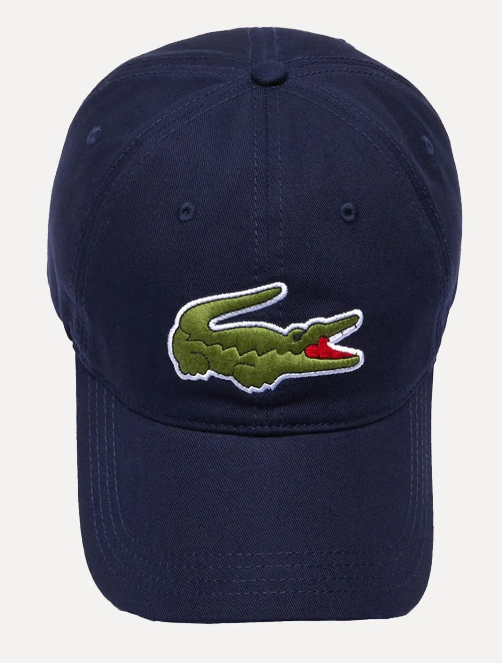 Boné Lacoste Casual Contrast Strep Big Logo Azul Marinho