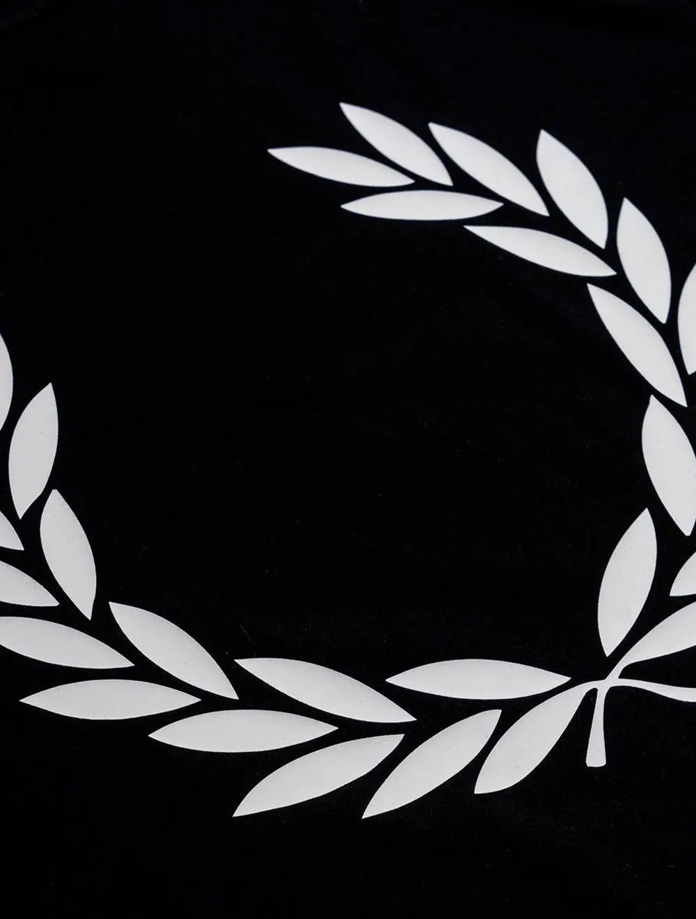 Camiseta Fred Perry Masculina Regular Back Graphic Laurel Preta