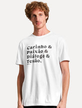 Camiseta Reserva Masculina Regular Carinho Branca