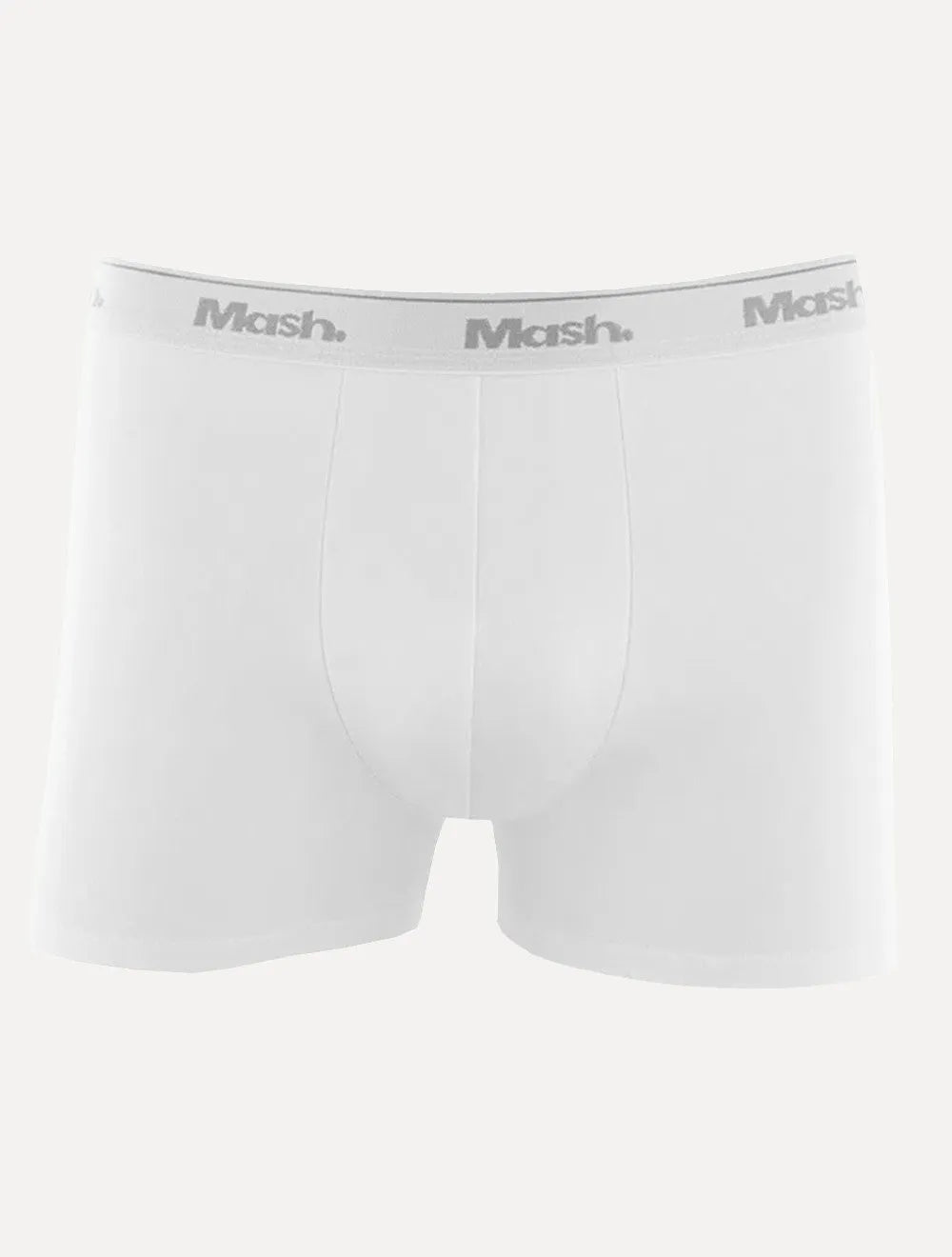Cueca Mash Boxer Cotton Basic Branca