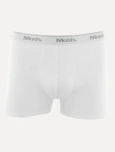 Cueca Mash Boxer Cotton Basic Branca