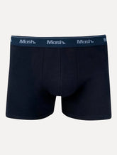 Cueca Mash Boxer Cotton Basic Azul Marinho
