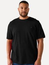 Camiseta Tommy Hilfiger Masculina Plus Size Essential Cotton Preta