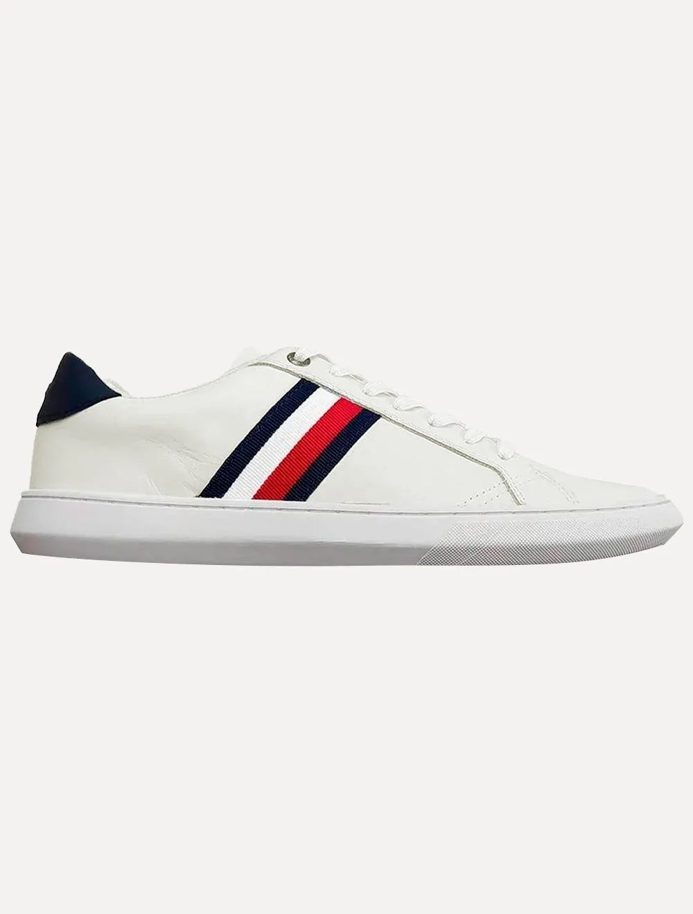 Tênis Tommy Hilfiger Masculino Couro Daniel 6A2 Off-White