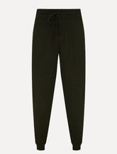 Calça John John Masculina Moletom Patch Verde Escuro