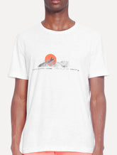 Camiseta Osklen Masculina Rough Morro 2 Irmãos Branca
