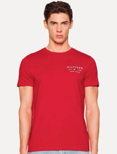 Camiseta Tommy Hilfiger Masculina Brand Love Small Logo Vermelha