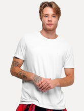Camiseta Ellus Masculina Cotton Fine Classic Logo Branca