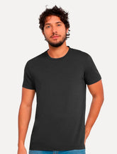 Camiseta Ellus Masculina Cotton Fine Classic Logo Grafite
