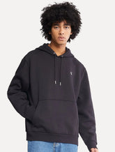 Moletom Calvin Klein Masculino Hoodie Fleece CK Logo Preto