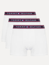 Cueca Tommy Hilfiger Cotton Stretch Trunk Colors Branca Pack 3UN