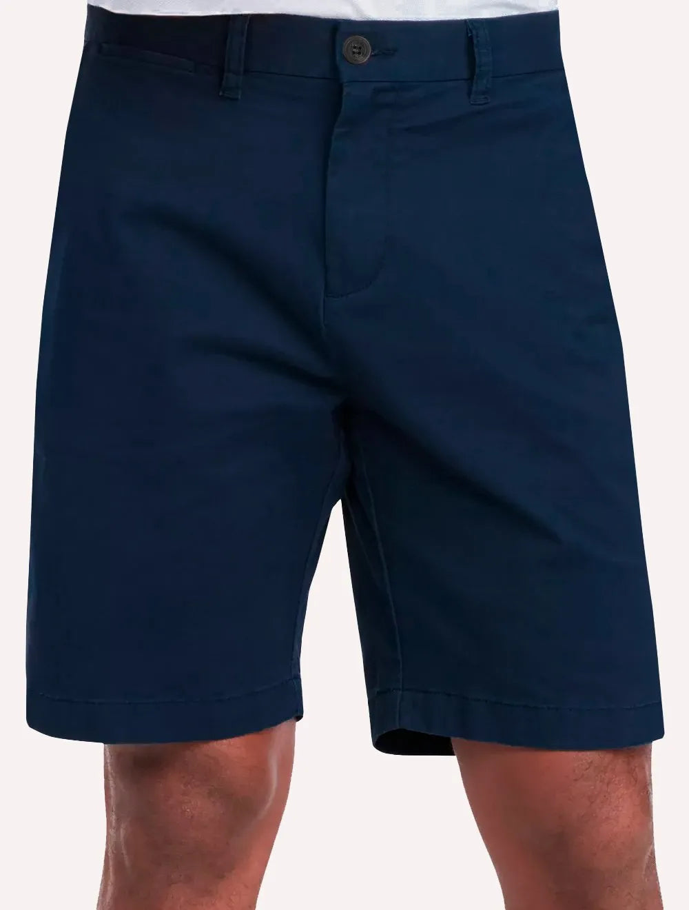 Bermuda Tommy Hilfiger Masculina de Sarja Stretch Azul Marinho
