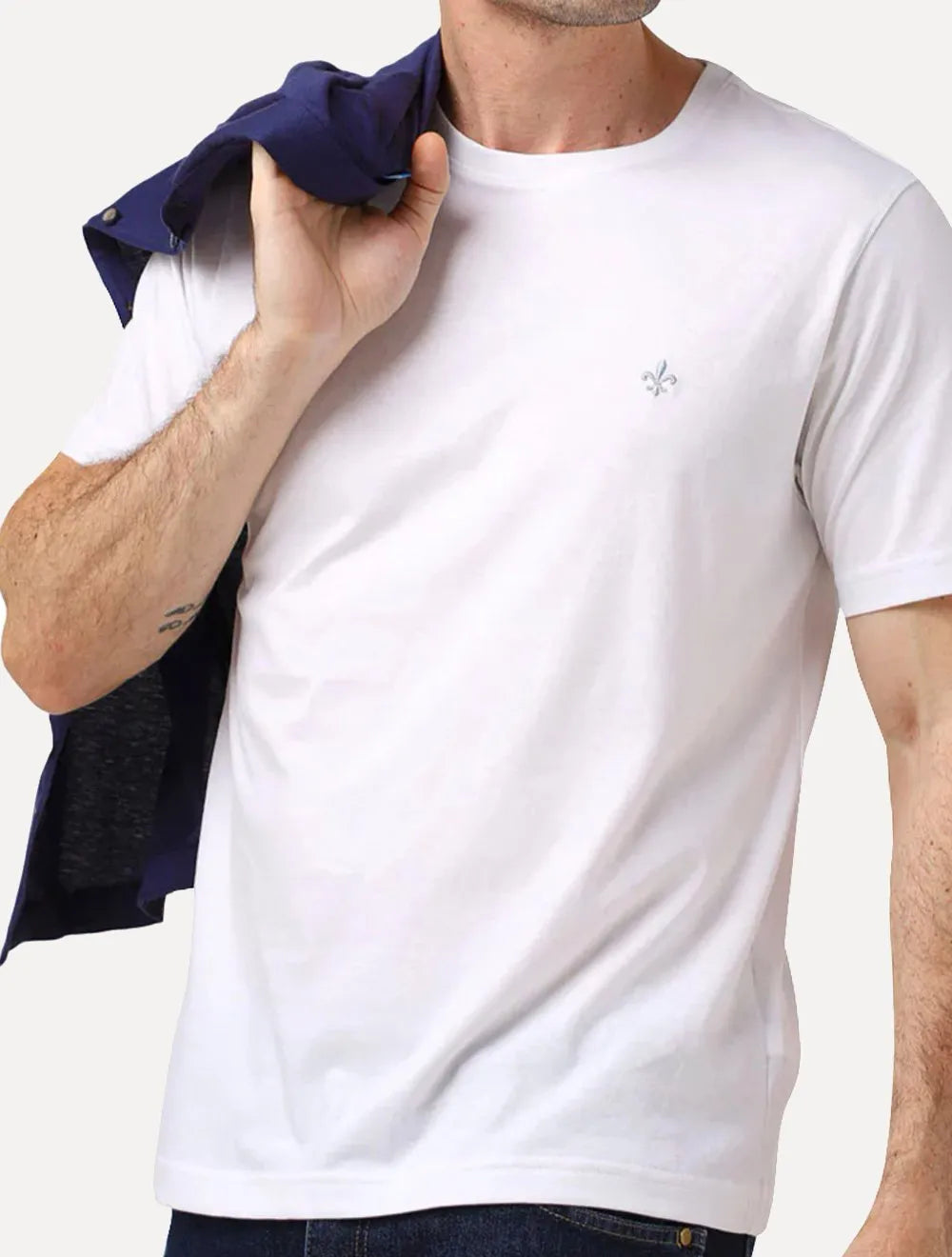 Camiseta Dudalina Masculina Soft Pima Cotton Branca