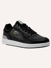 Tênis Lacoste Masculino T-Clip Blk/Gry Preto