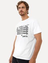 Camiseta Osklen Masculina Stone Creators For Change Branca