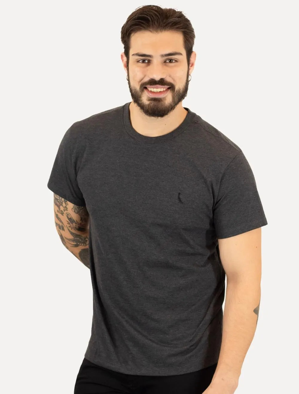 Camiseta Reserva Masculina Regular Paris Stoned Preta