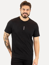 Camiseta Calvin Klein Jeans Masculina Vertical Mirror Preta