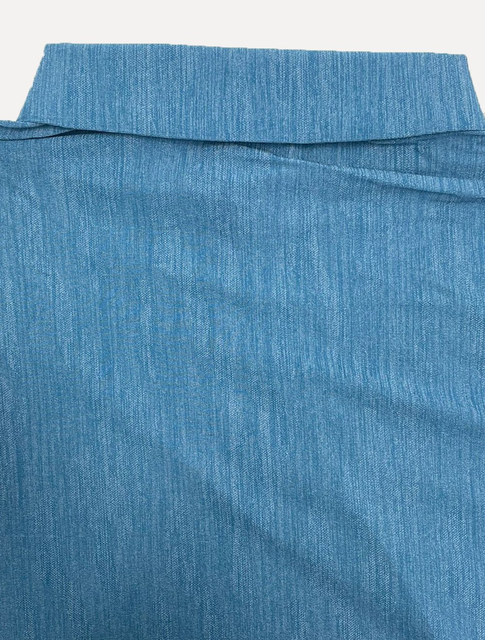 Polo Pacific Blue Masculina Basic Melange Azul Mescla