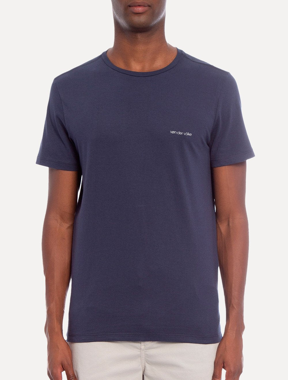 Camiseta Von der Volke Masculina Origineel Basis Logo Azul Marinho