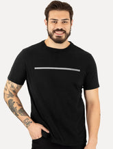 Camiseta Calvin Klein Jeans Masculina Sash Preta