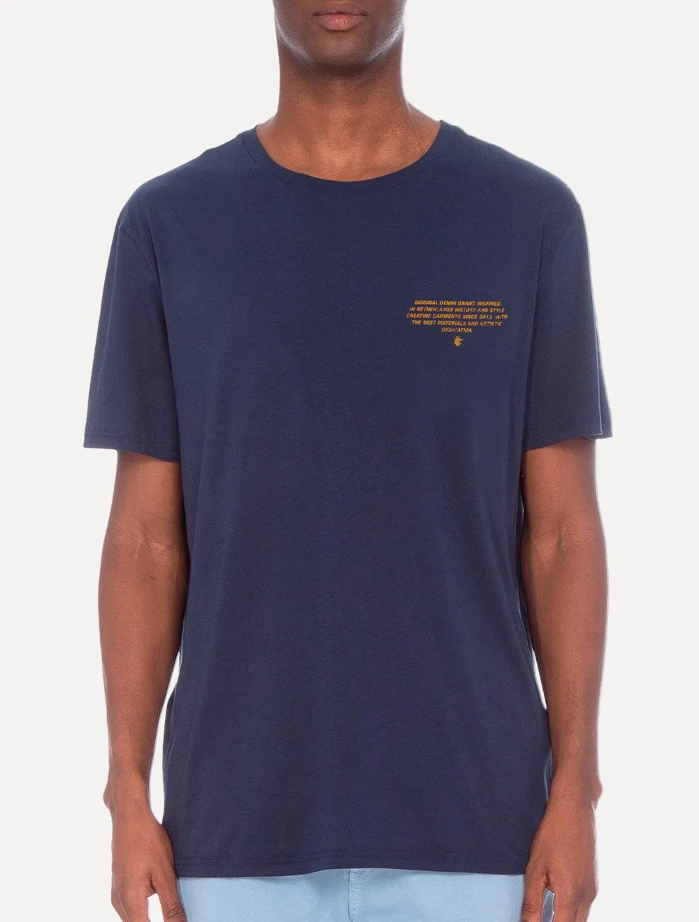 Camiseta Von der Volke Masculina Origineel Austin Azul Marinho