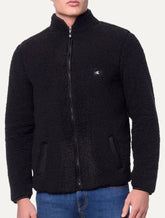 Blusa Calvin Klein Jeans Masculina Sherpa CK Logo Preta