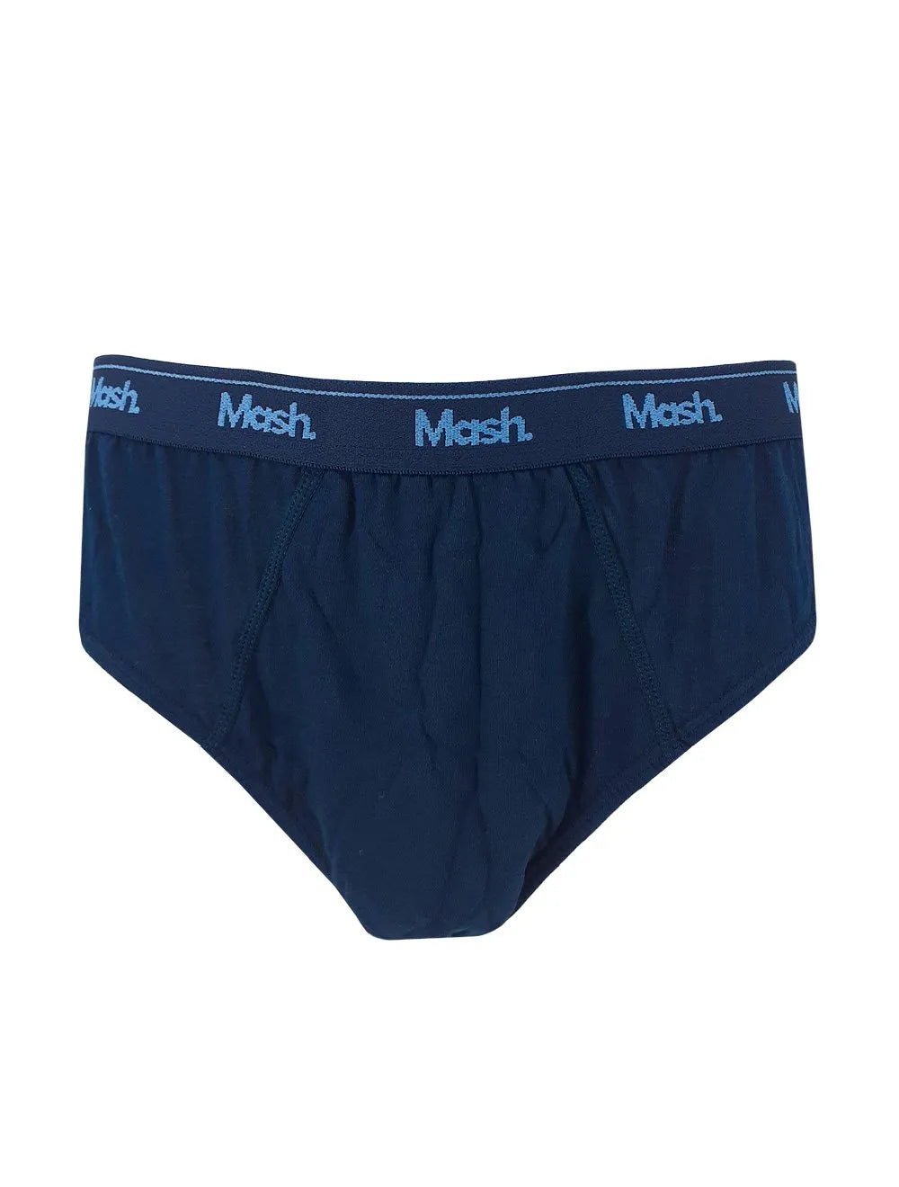 Cueca Mash Slip Cotton Basic Marinho/Preta Pack 3UN