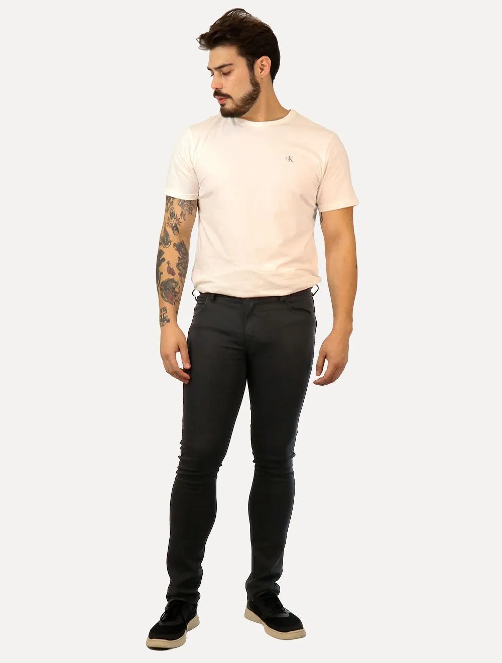 Calça Colcci Jeans Masculina Skinny Felipe Índigo Preta