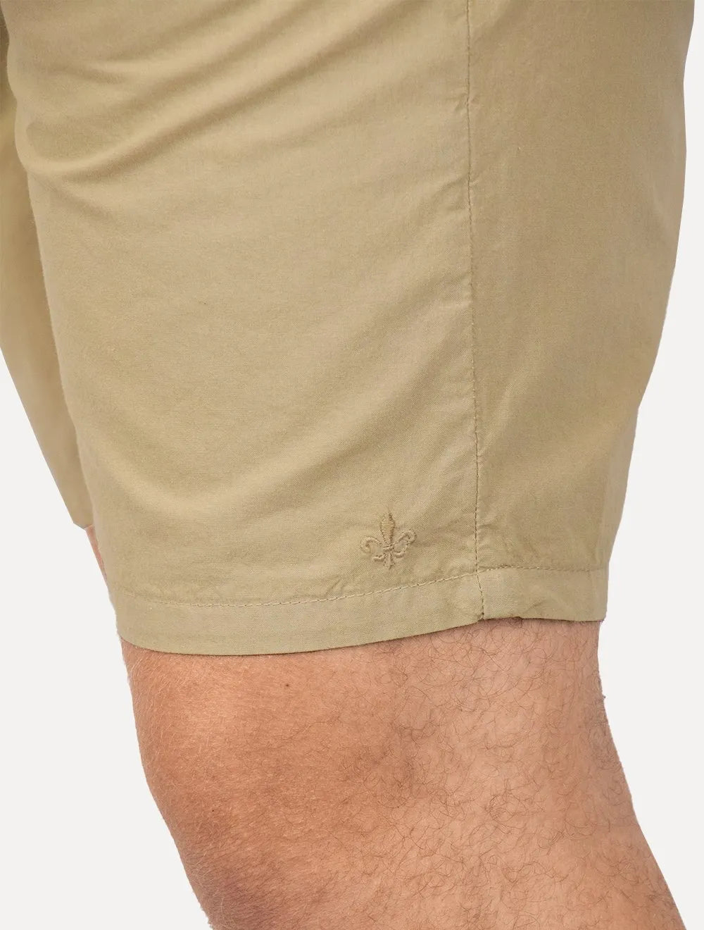 Bermuda Dudalina Masculina Sarja Cordão Algodão Cáqui