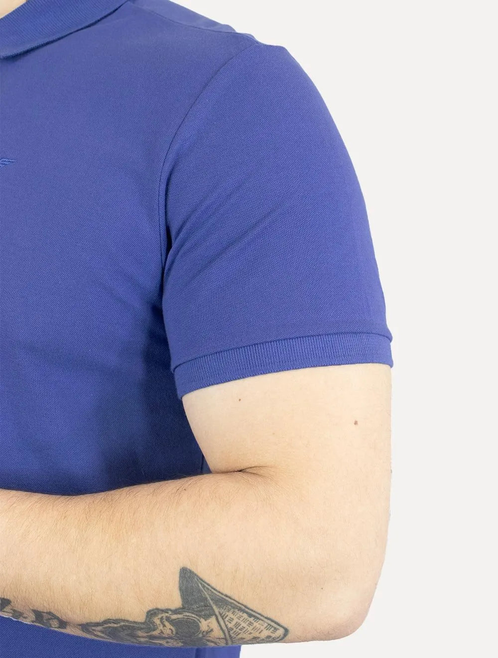 Polo Ellus Masculina Piquet Classic Easa Azul Cobalto