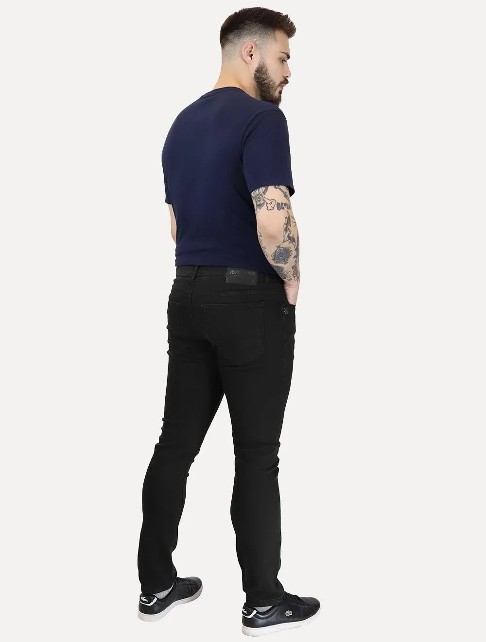 Calça John John Jeans Masculina Skinny Low Omaha Black Escuro
