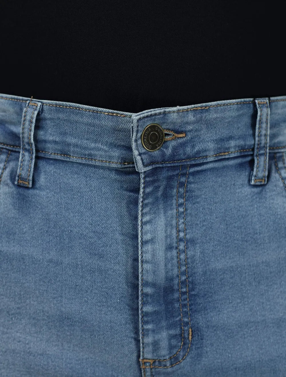 Calça Dudalina Jeans Masculina Right Vintage Azul Claro
