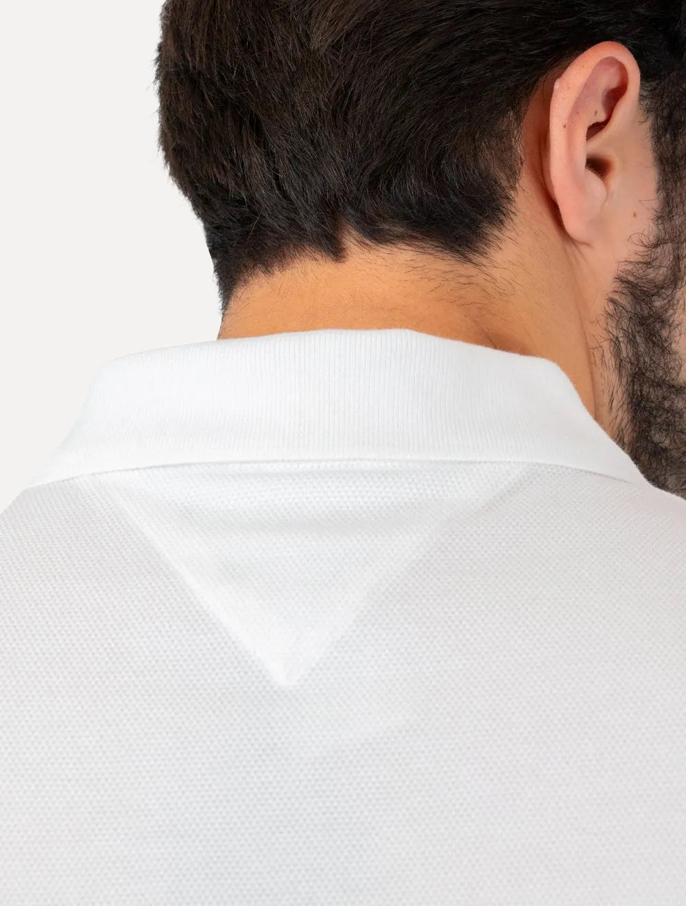 Polo Tommy Hilfiger Masculina Regular Shadow Global Stripe Branca